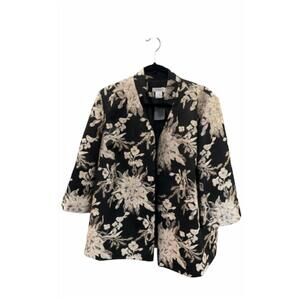 NEW GRACE CHUANG women's blazer jacket in black/gold